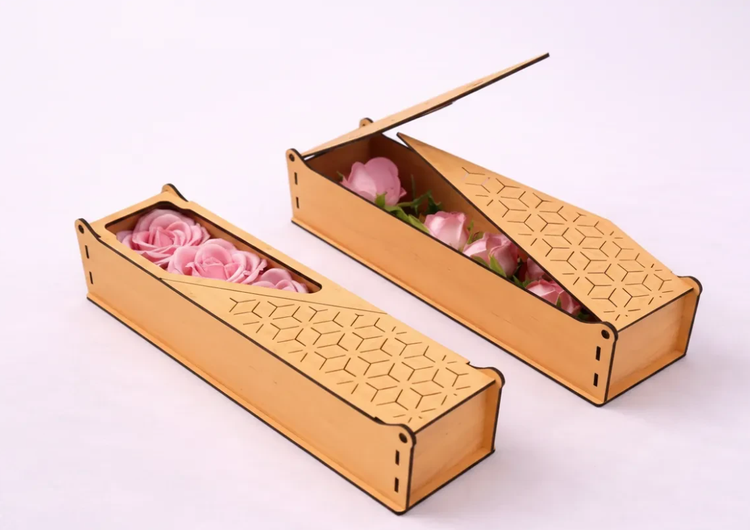 باکس گل چوبی کد6