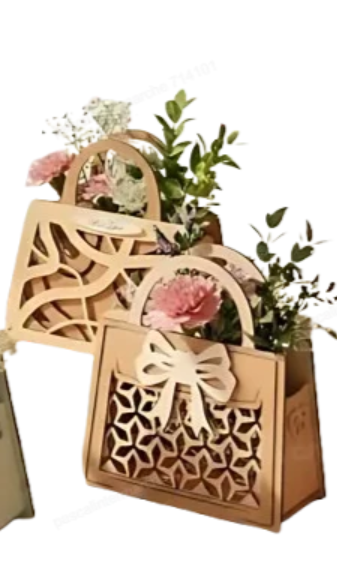 باکس گل چوبی کد 1