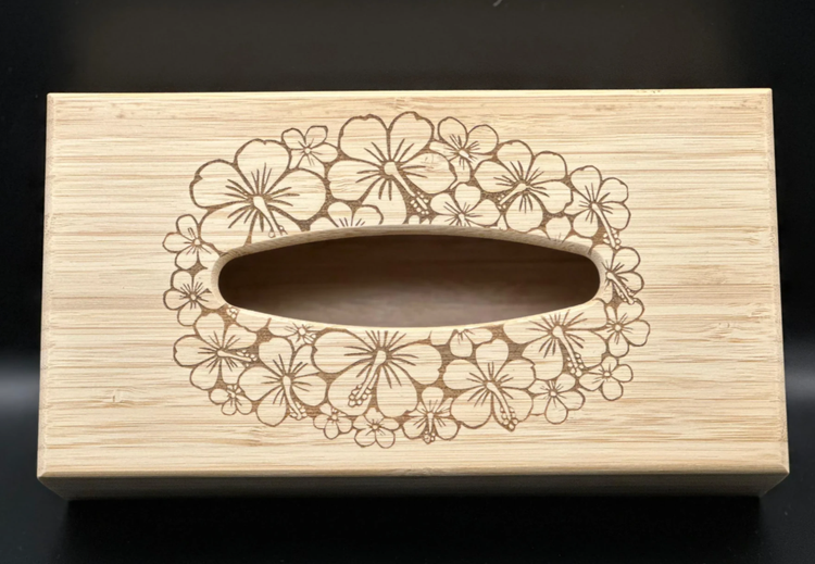 جا دستمال کاغذی چوبی کد 7